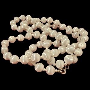 Vintage Silk Bead necklace